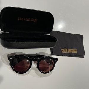 Cutler and Gross 0734 Round Sunglasses (Large)